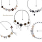 Retro Button Choker Series，Medieval Fashion Clavicle Chain