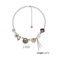 Retro Button Choker Series，Medieval Fashion Clavicle Chain