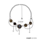 Retro Button Choker Series，Medieval Fashion Clavicle Chain