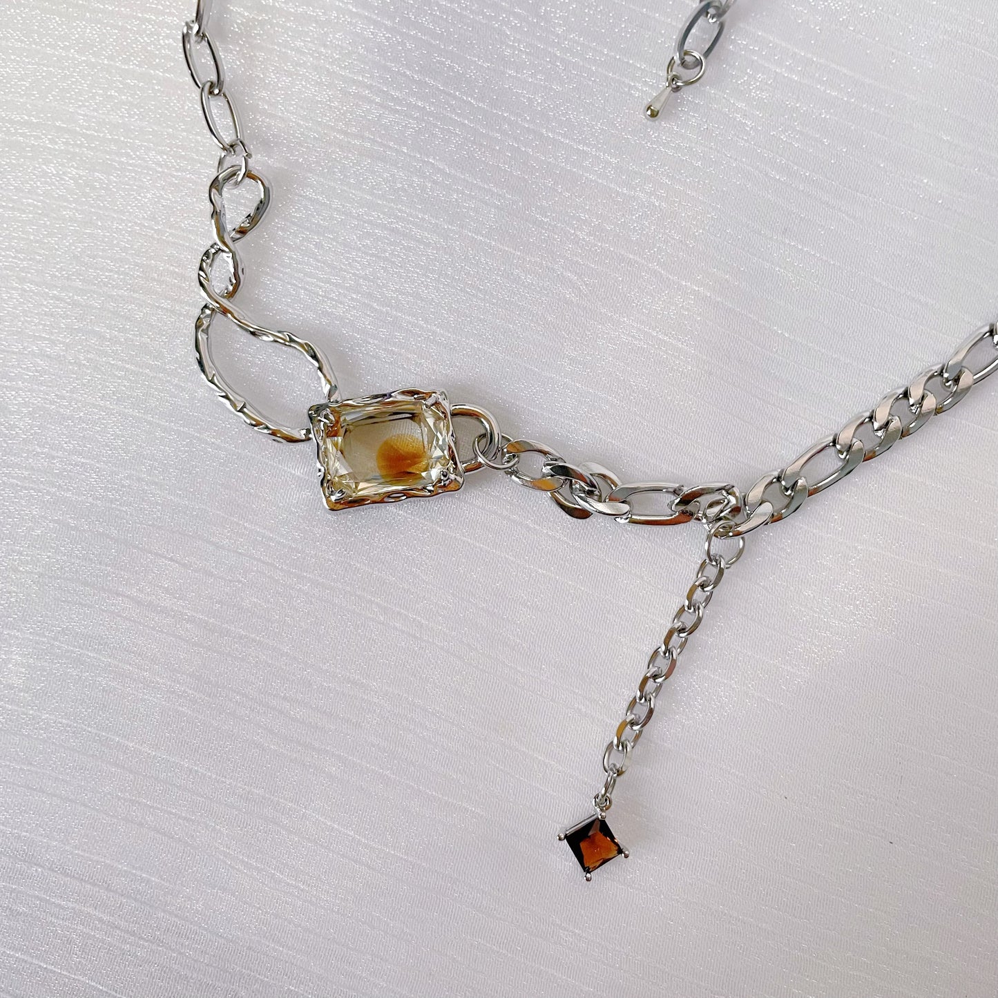 Brown Zircon Necklace