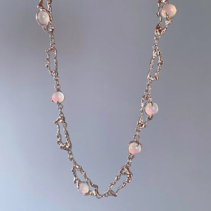 Moonstone Necklace, Fashion Clavicle Chain