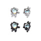 Liquid Fashion Style Zircon Earrings