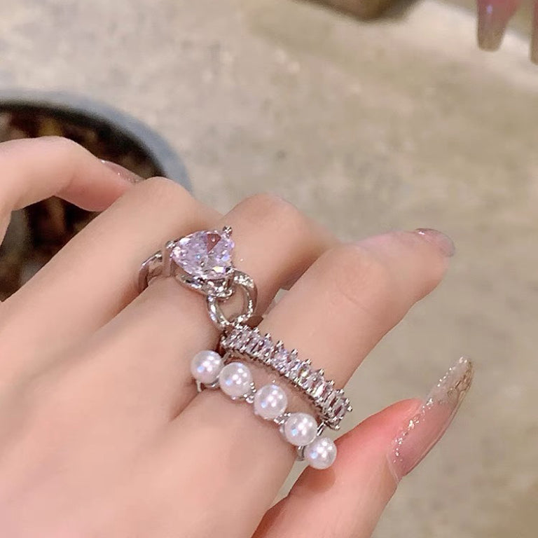 Pink Love Open Ring