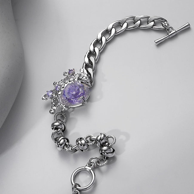 Purple Zircon Bracelet