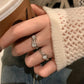 Opal Liquid Shape Ring