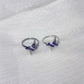 Purple Zircon Star Open Ring