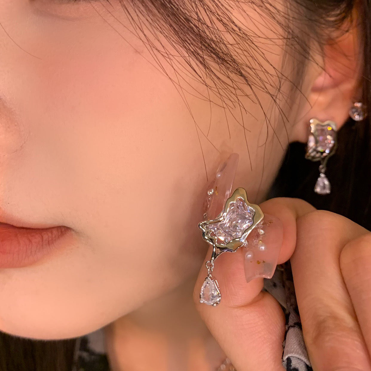 Butterfly Zircon Earrings