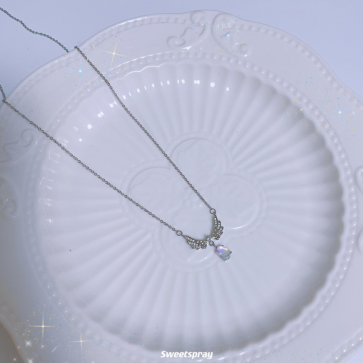 Angel Tears Zircon Necklace