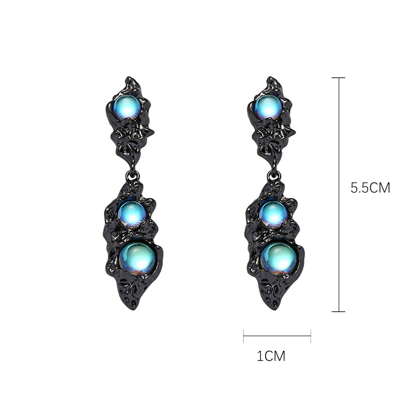 Zircon Earrings Two-color