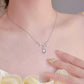 [Mermaid Tears]Moonstone Teardrop Zircon Necklace