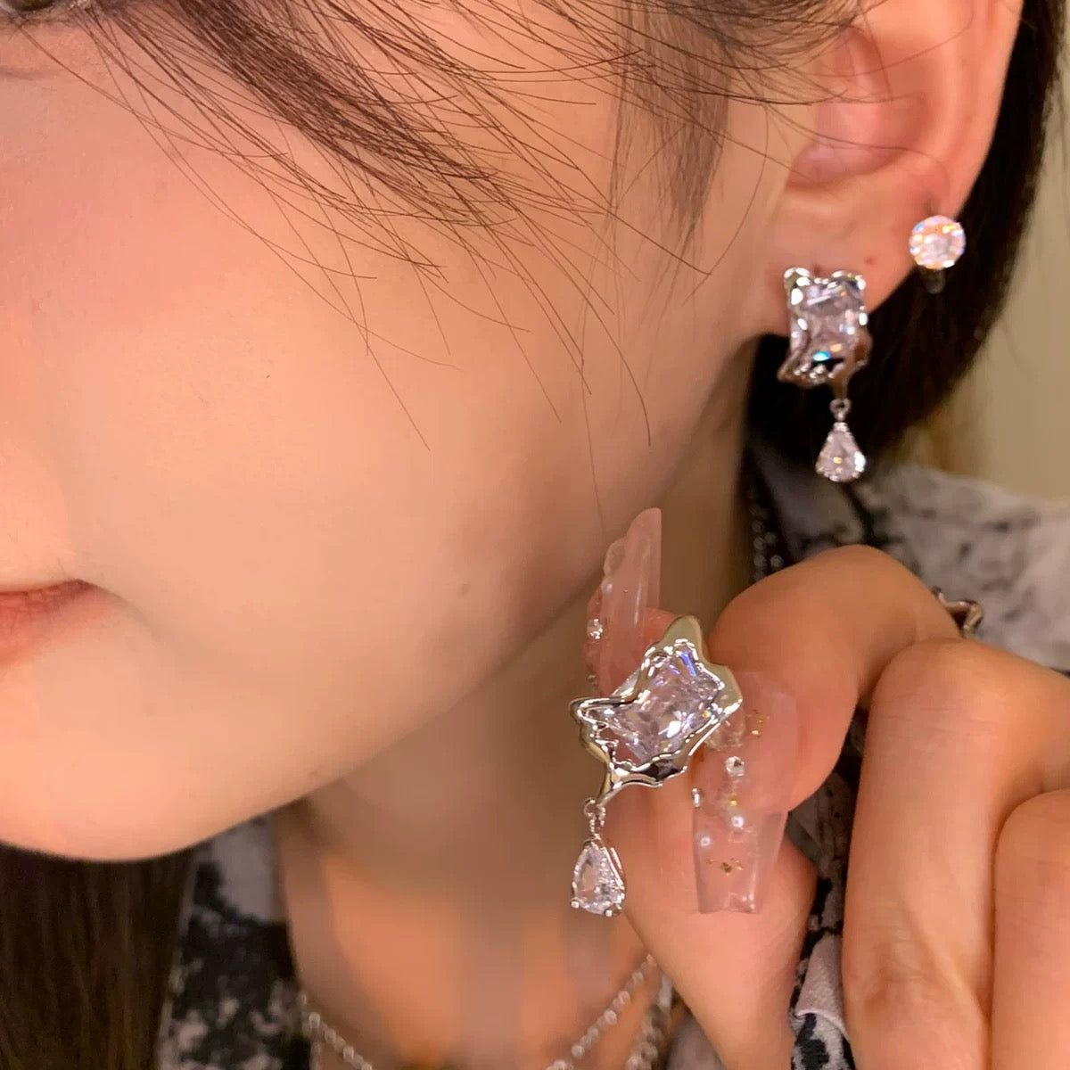 Butterfly Zircon Earrings