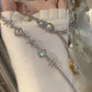 Moonstone Thorn Fringe Necklace