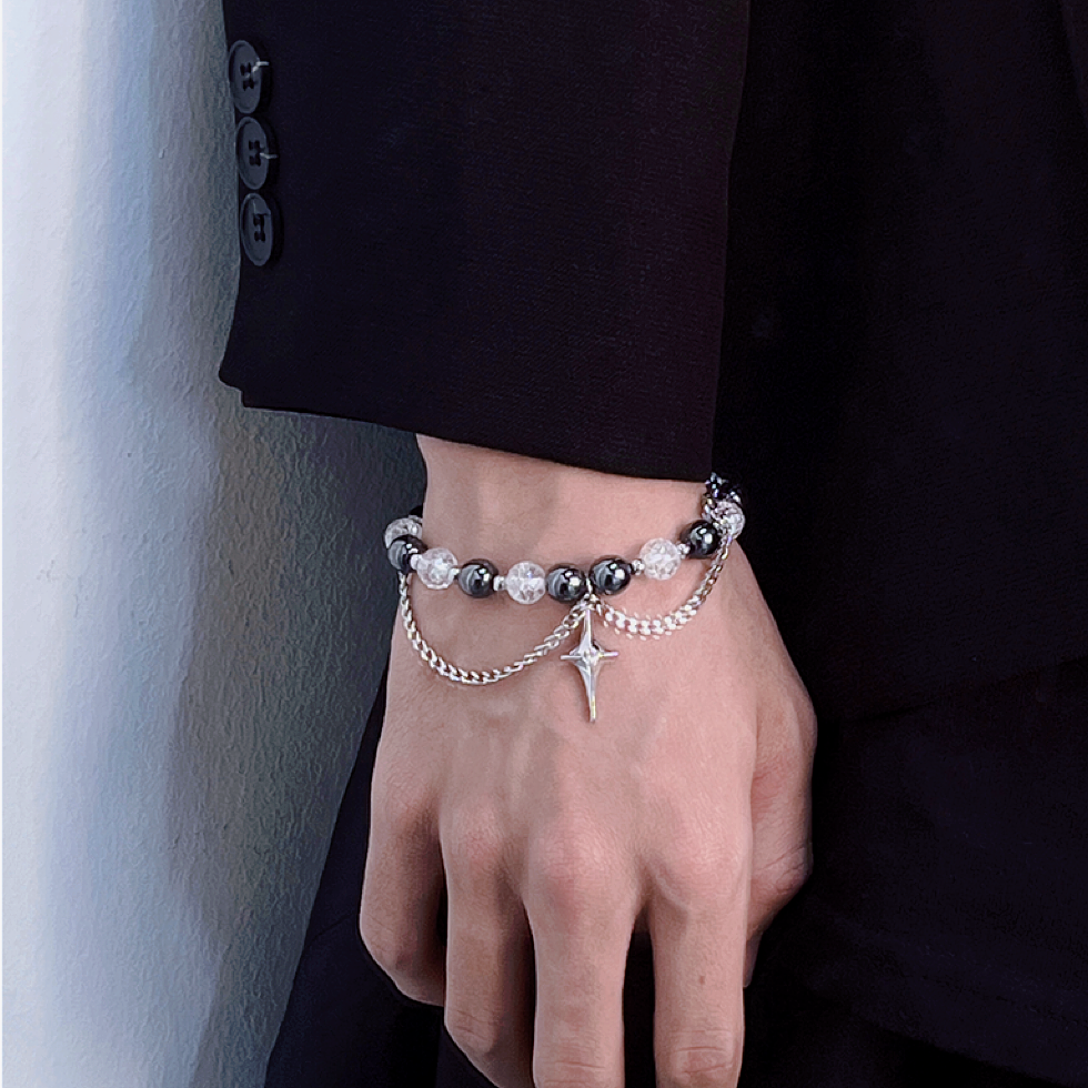 Ice Crack Star Bracelet