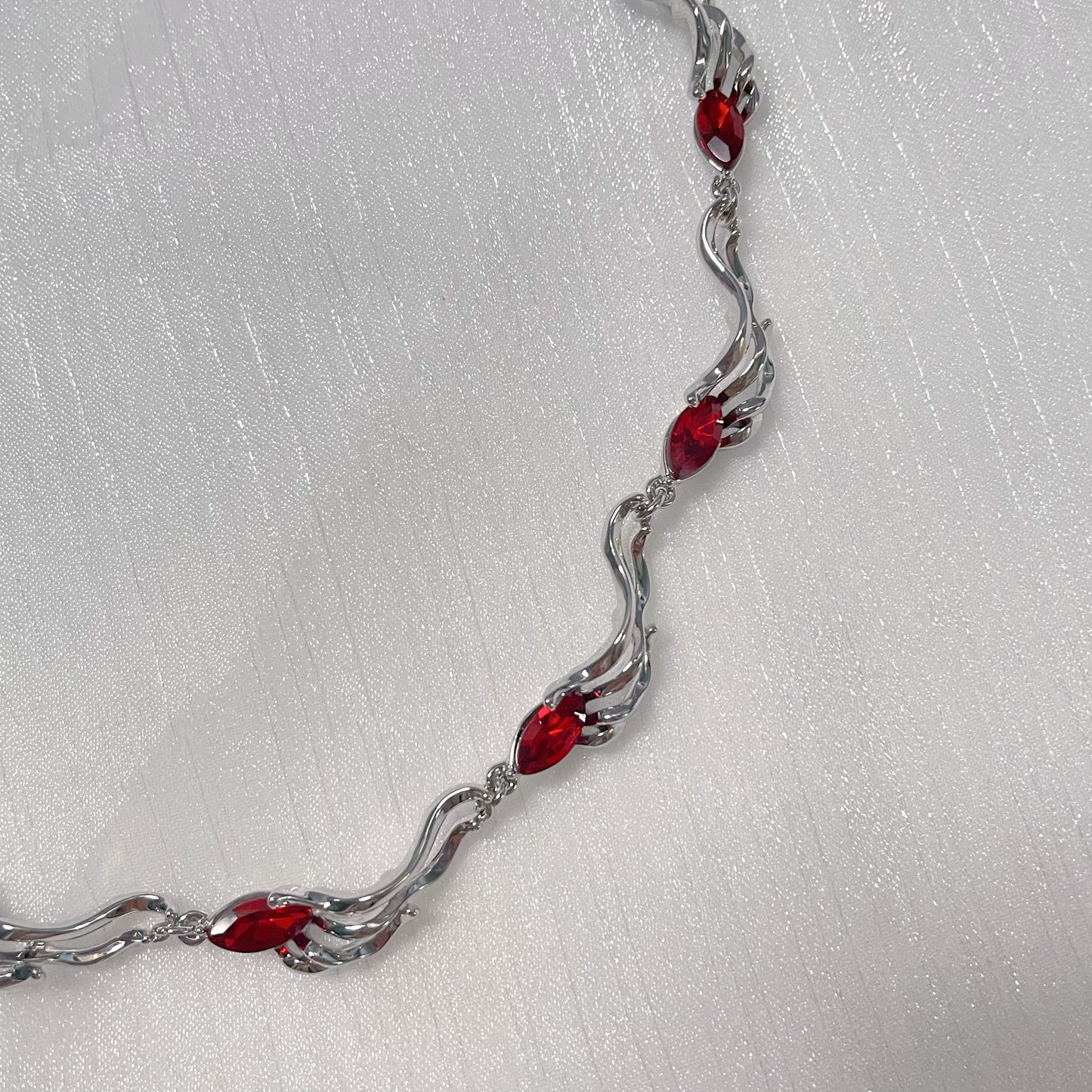 Ruby Panel Necklace