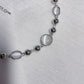 Moonstone Splicing Necklace，Fashion Clavicle Chain