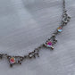 Moonstone Necklace, Y2K Clavicle Chain