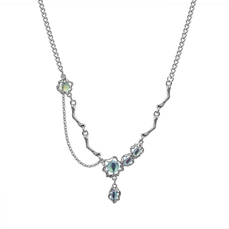 Zircon Irregular Splicing Necklace