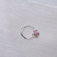 Pink Zircon Love Ring