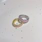Pink Zircon Open Ring