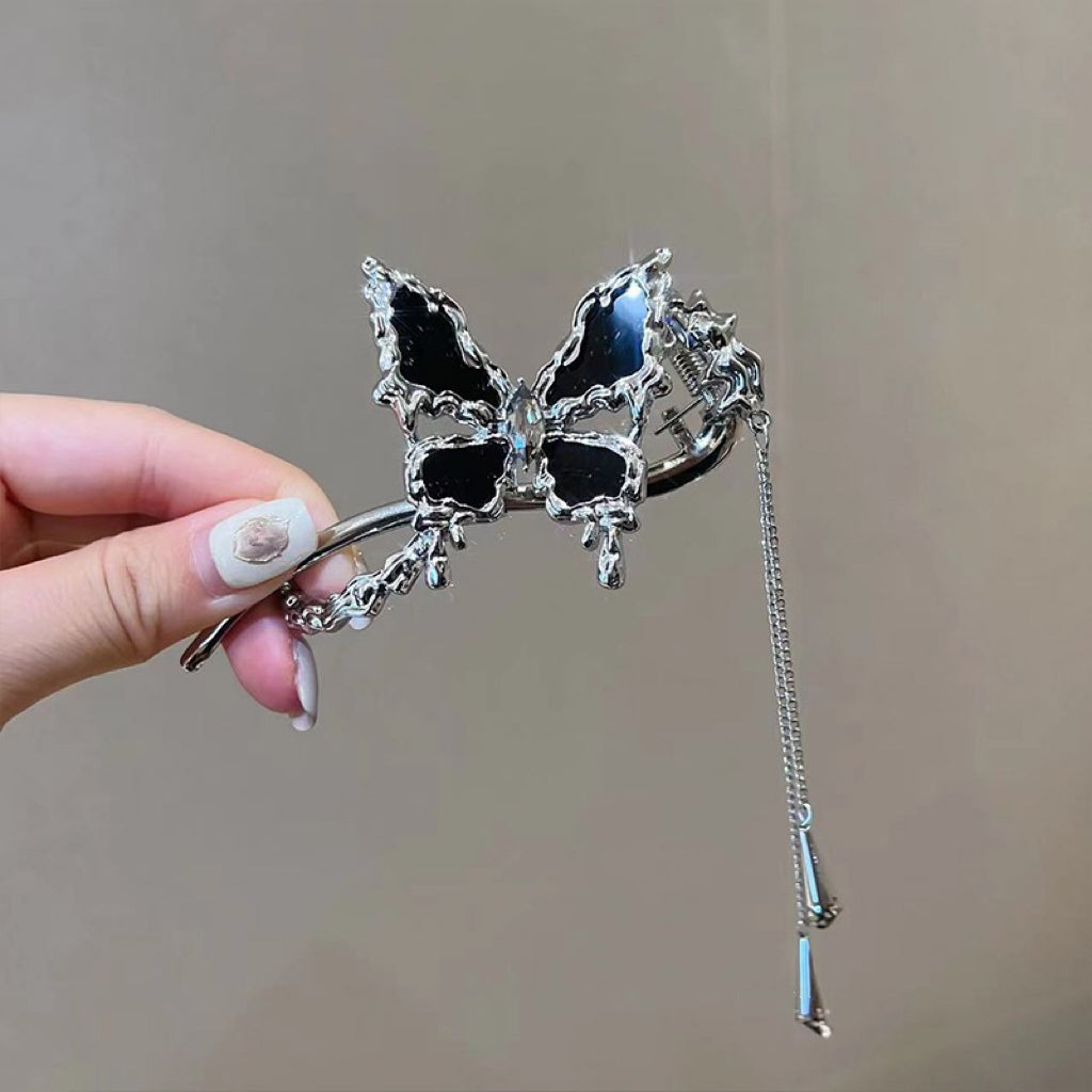 Butterfly Fringe Hair Clip