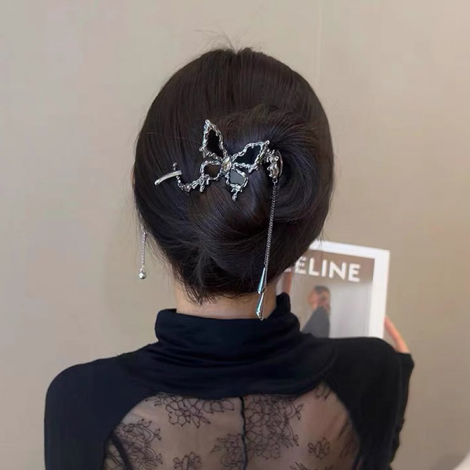 Butterfly Fringe Hair Clip