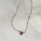 Purple Heart Zircon Necklace