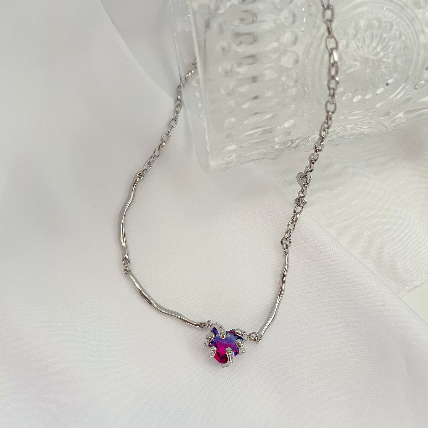 Purple Heart Zircon Necklace