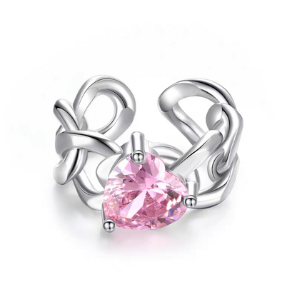 Pink Love Open Ring