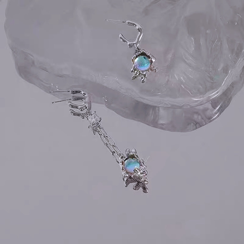 Zircon Irregular Earrings