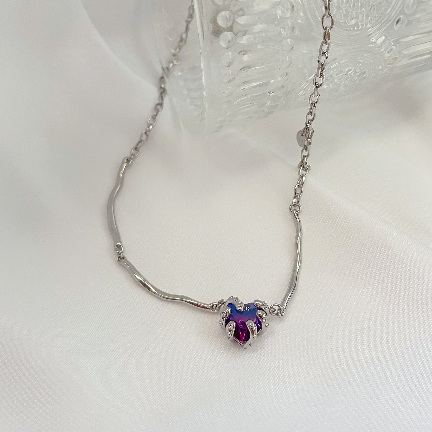 Purple Heart Zircon Necklace