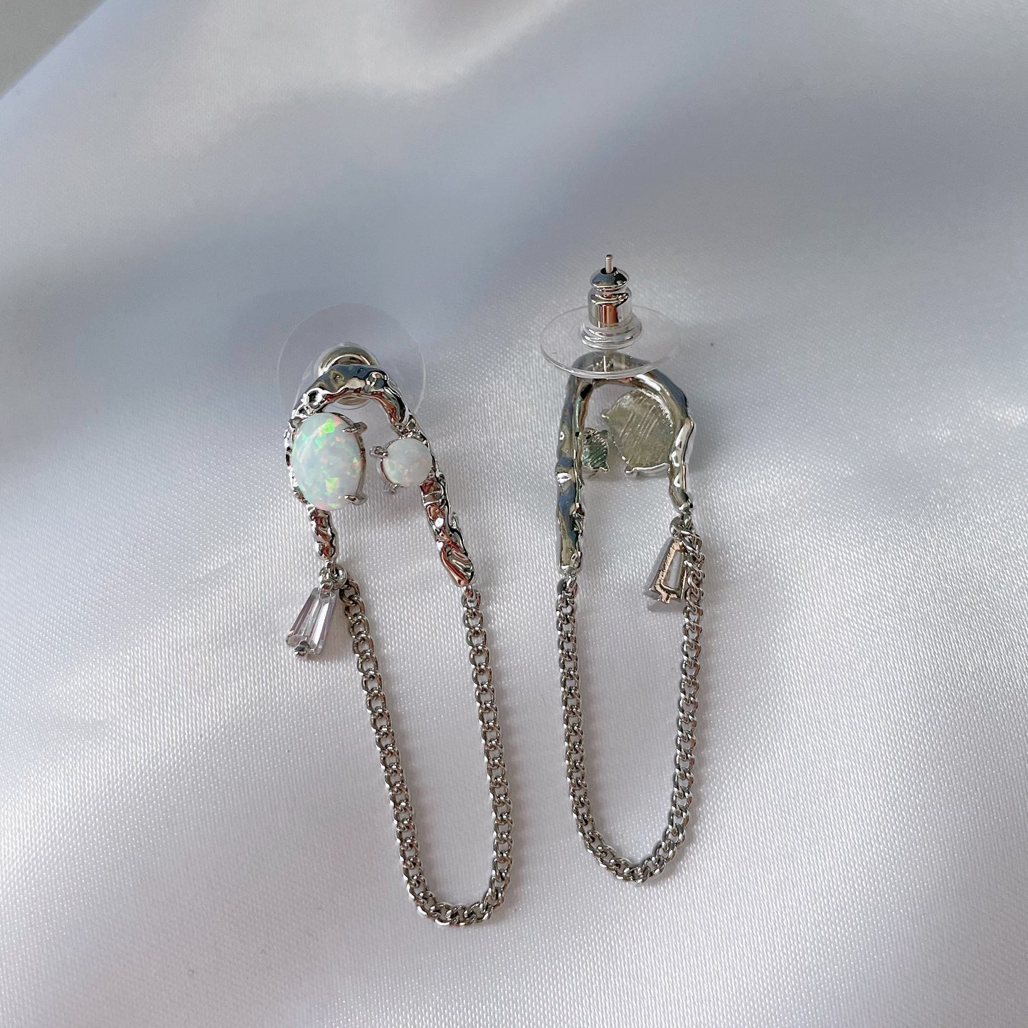 Opal Tassel Earrings