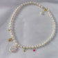 French Baroque Drop Freshwater Pearl Necklace