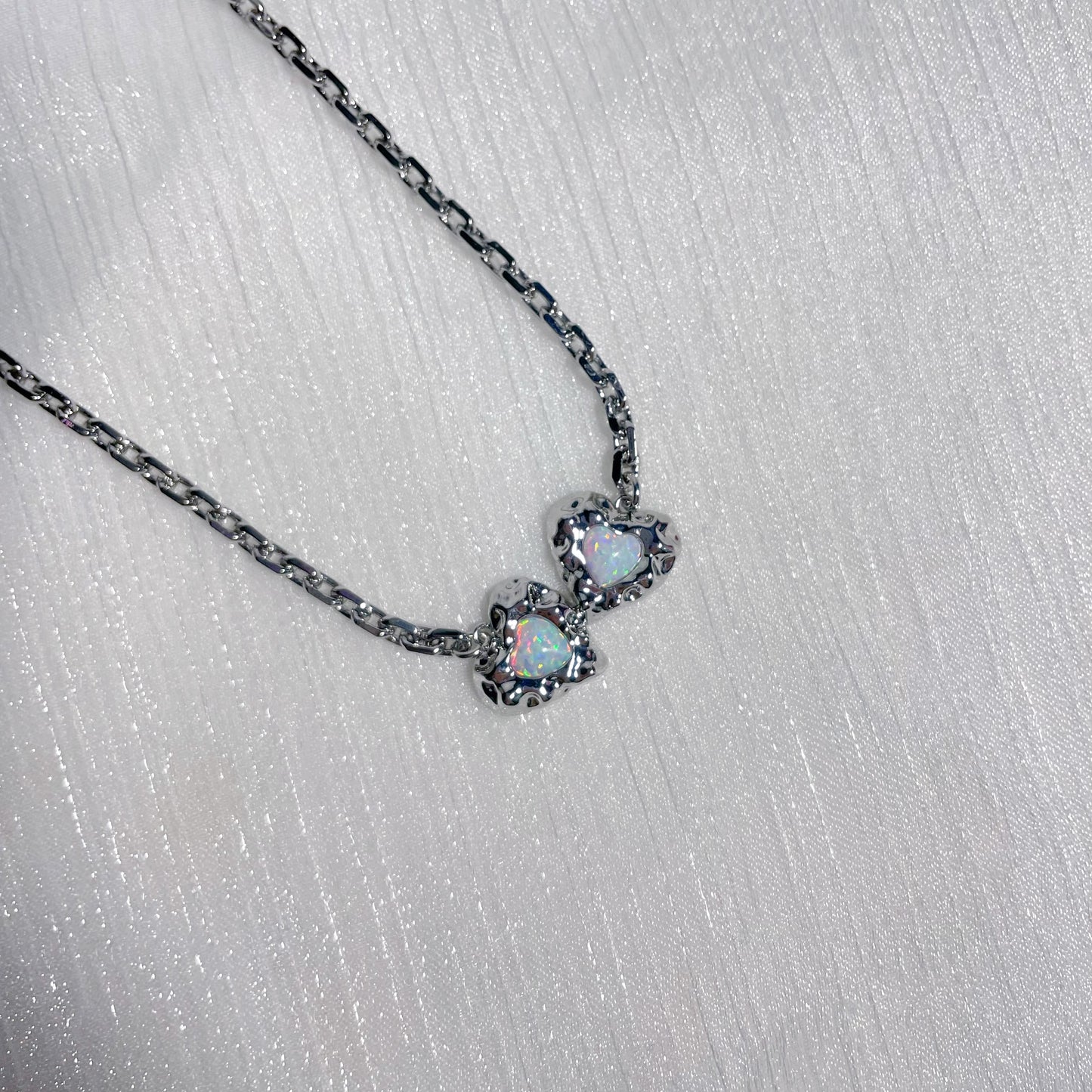 Heart Opal Necklace