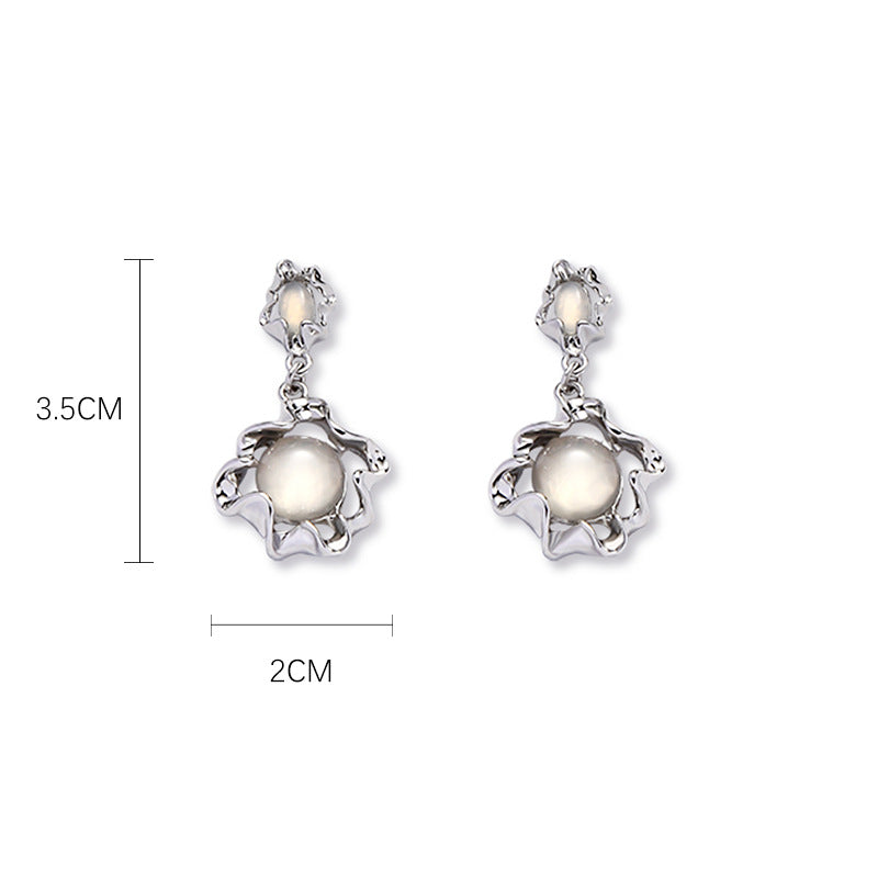 Moonstone Drop Earrings