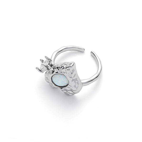 Opal Heart Ring Series