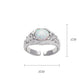 Opal Heart Ring Series