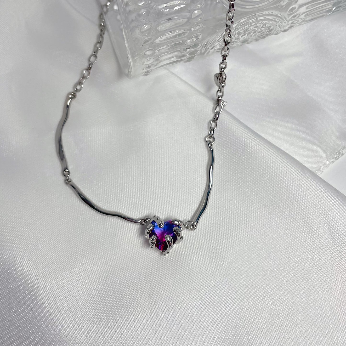 Purple Heart Zircon Necklace