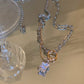 Square Zircon Necklace