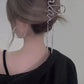 Metal Wind Diamond Wavy Tassel Hair Clip