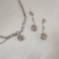 Pink Opal Tassel Earrings