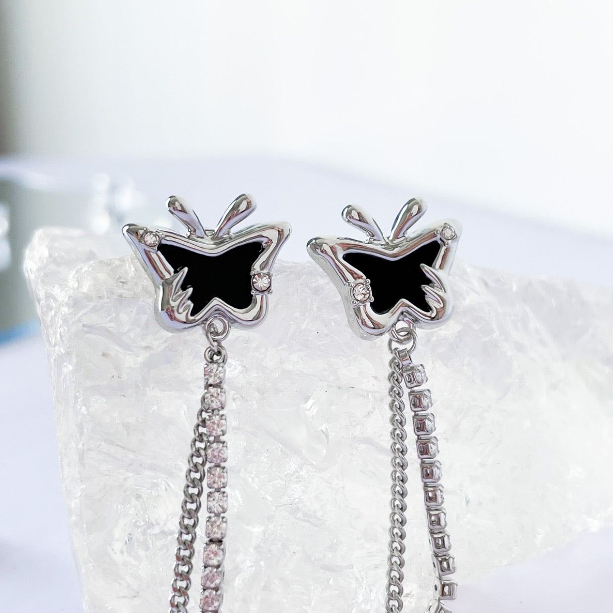 Butterfly Fringe Earrings