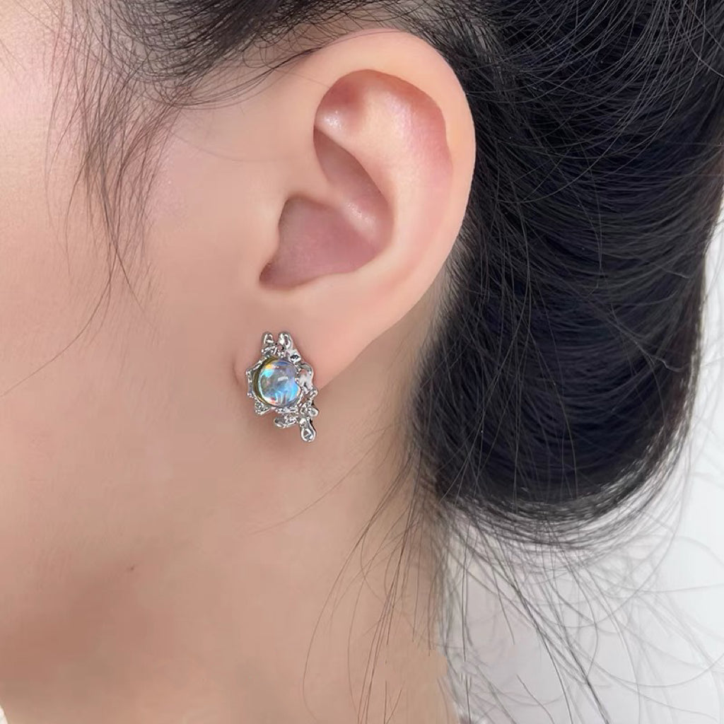 Liquid Fashion Style Zircon Earrings