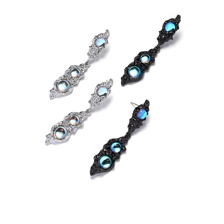 Zircon Earrings Two-color