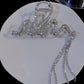 Metal Wind Diamond Wavy Tassel Hair Clip
