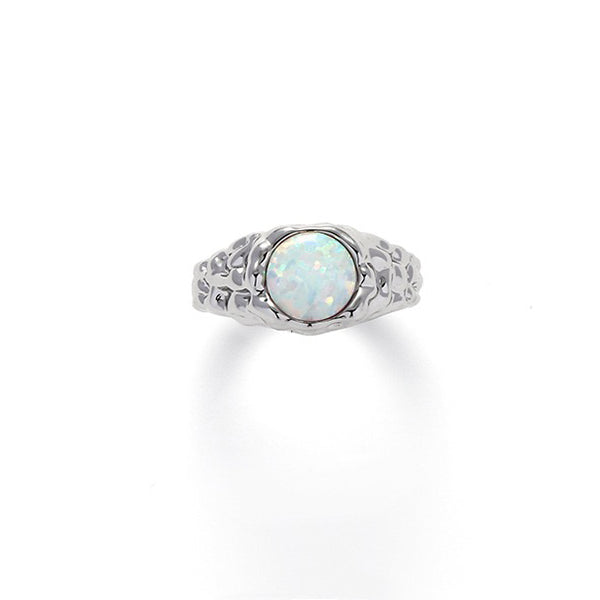 Opal Heart Ring Series