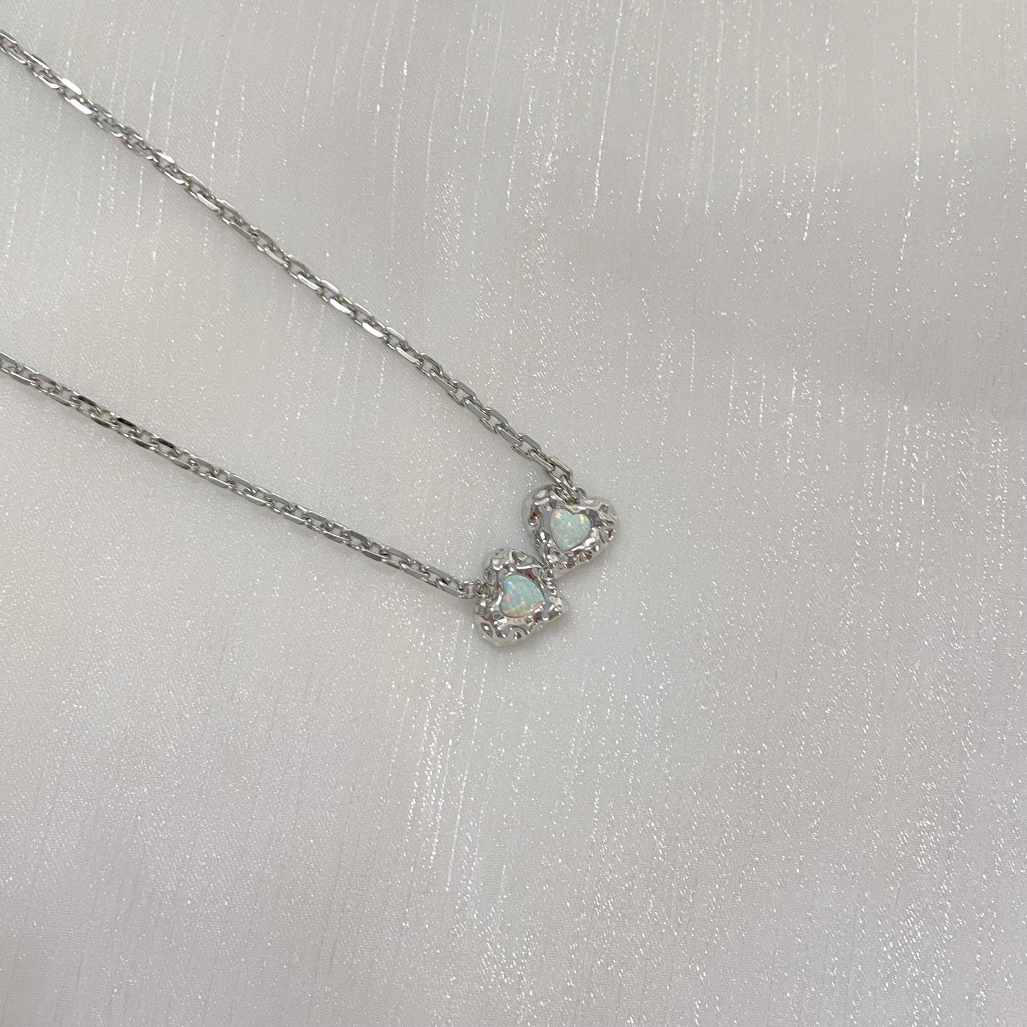 Heart Opal Necklace