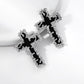 Metal Lava Cross Earring