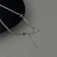 Crescent Pendant Necklace，Clavicle Chain