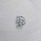 Star Zircon Open Ring