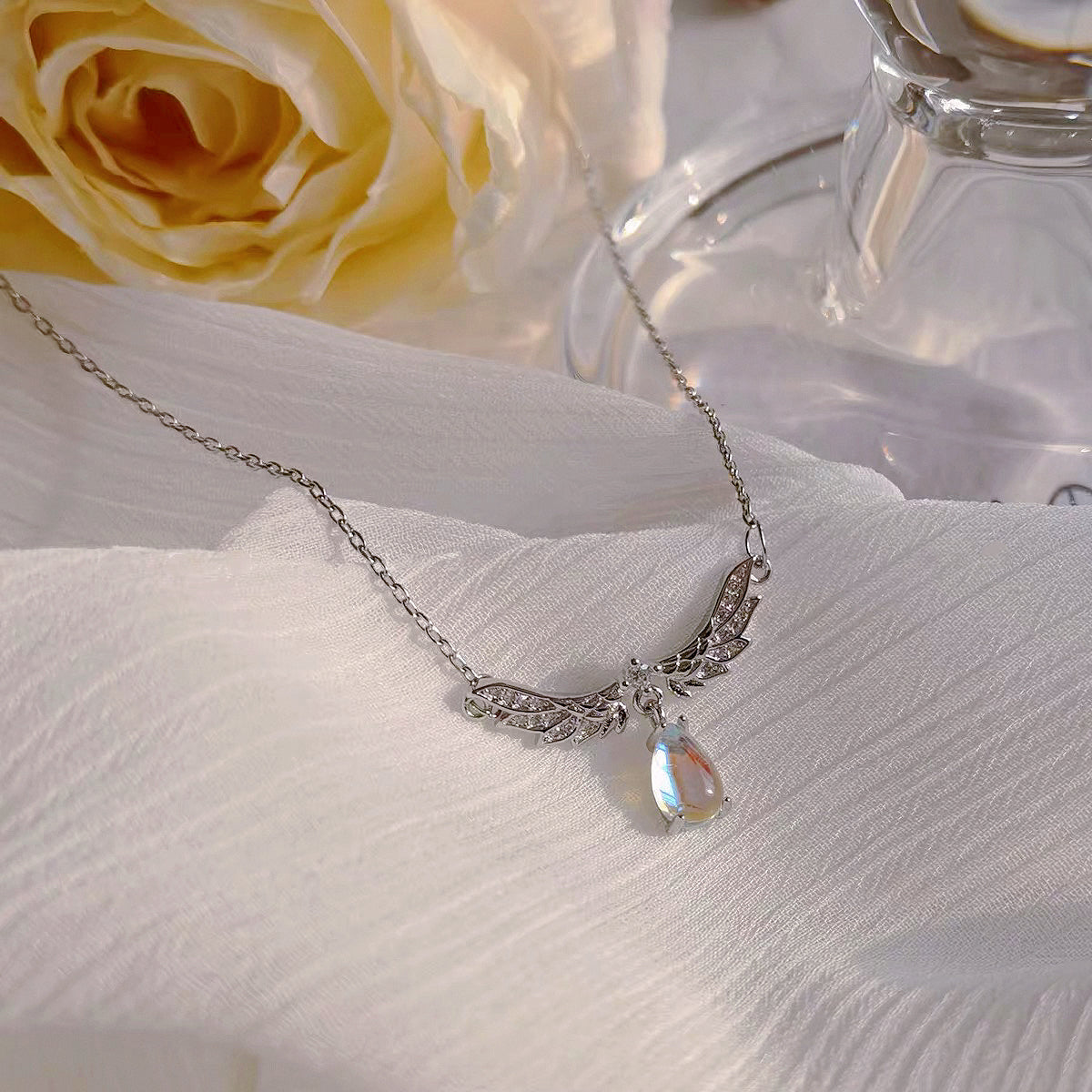 Angel Tears Zircon Necklace